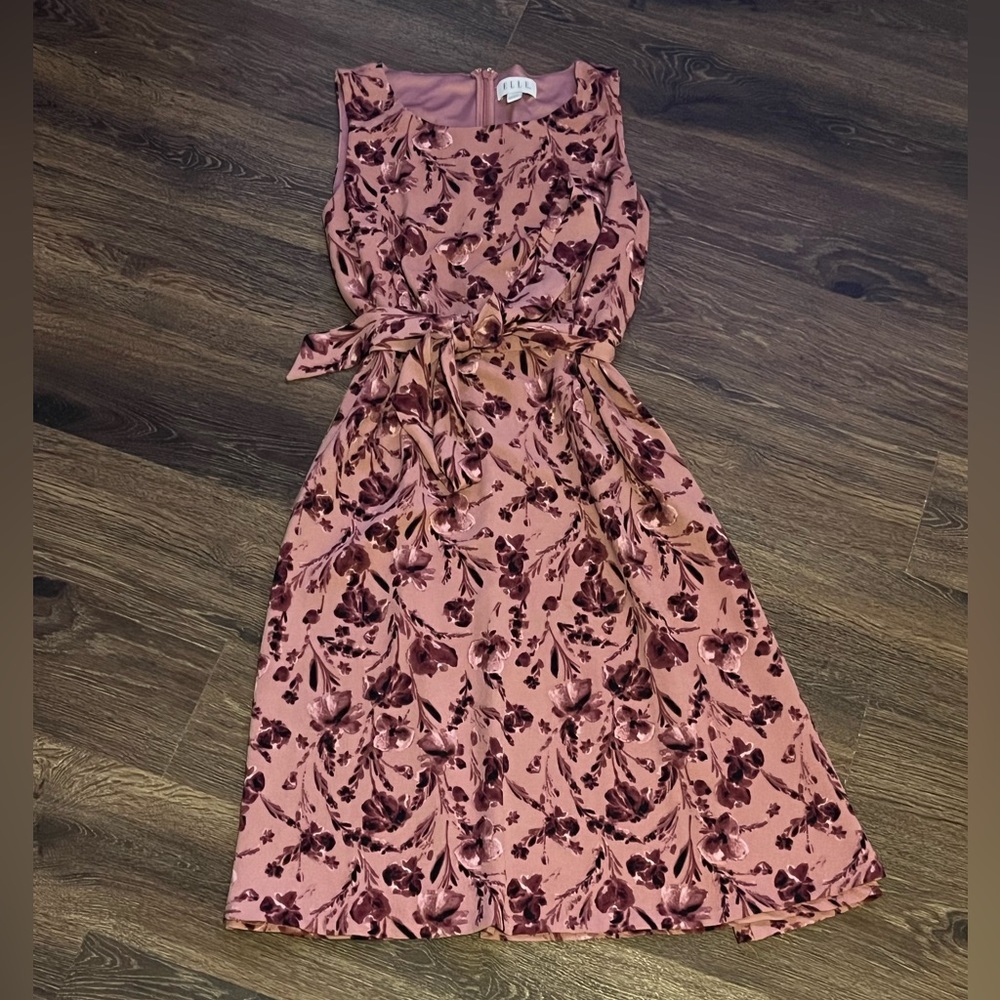 Elle large pink formal dress